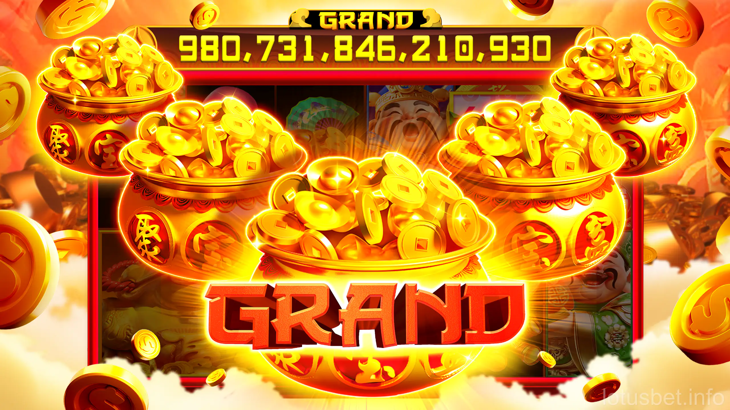 Tela inicial do aplicativo Lotusbet